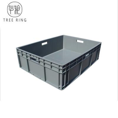 China 800*600*230 Mm Euro Plastic Storage Boxes Tray For Industrial Storage for sale