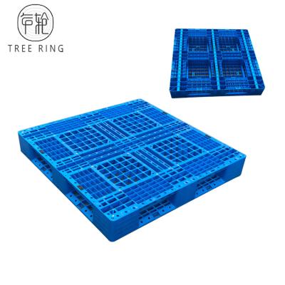 China Full Perimeter Runner HDPE Plastic Pallets , Recycled Plastic Pallets For Stacking Option for sale
