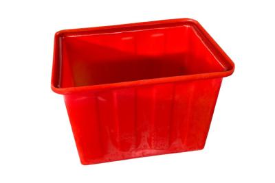 China Red Heavy Duty 160L Plastic Recycling Bins Water Tank For Aquaponic Fish Fram for sale