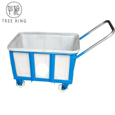 China Rotomolding Durable Hand Poly Box Truck Plastic Mobile Nesting Container 90L for sale
