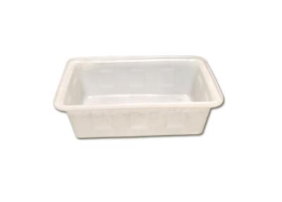 China Roto Industrial Grade Heavy Duty Plastic Square Meat Tubs Fish Bin Drip Tray For Freezing for sale