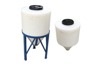 China 120L Rotomolding Poly Cone Bottom Tank For Dosing And Pre Mixing Of Spray Chemical for sale