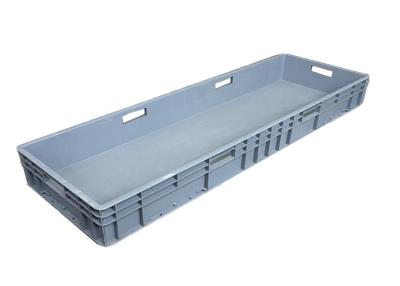 China Polypropylene Euro Stacking Trays Boxes With Solid Base for sale