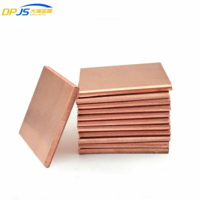 China 1,2 milímetros 1,5 milímetros folha de cobre pura de 1,6 milímetros para a grade C2100 C21000 CuZn5 à venda