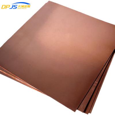 Chine Plat de feuille d'alliage de cuivre de C101 C1011 Uns C10100 à vendre