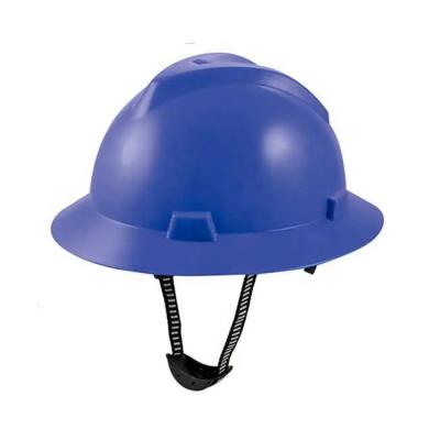 China Full Brim V Type Protective Industrial Hard Hat Safety Helmet Types For Construction Workers for sale