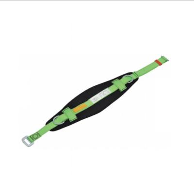 China negro del verde de la protección de la caída de la correa del cuerpo de 45m m 2pcs D Ring Full Harness Safety Belt en venta