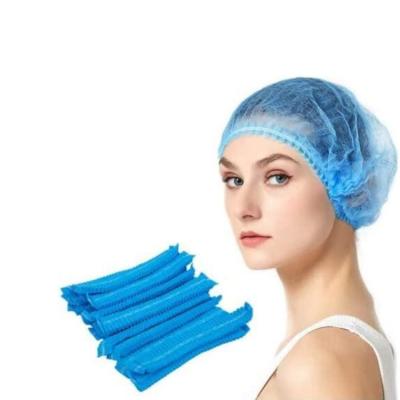 China Surgery Clip Disposable Bouffant Cap Non Woven Elastic S-2XL For Medical for sale