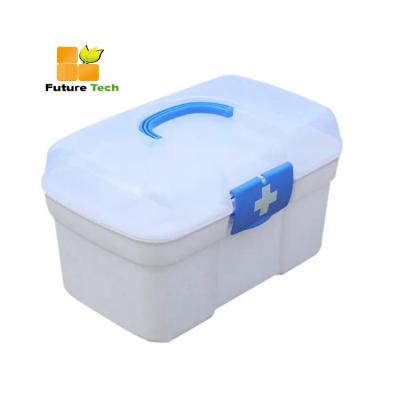 China Home Multifunctional Travel First Aid Kit Double Layer First Aid Box With Medicine for sale