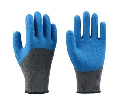 China Safety Construction Work Rubber Dipped Gloves For Gardening 11 Gauge XXL for sale