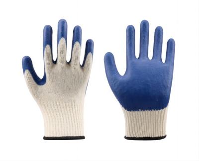 China 10 Gauge Polycotton Insulated Rubber Dipped Gloves Heavy Duty Industrial Rubber Gloves for sale