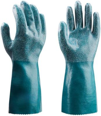 China 10 guantes resistentes químicos del nitrilo del XL para el aceite de dirección químico que procesa logística en venta