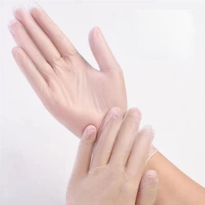 China Schützende transparente Reinigungswegwerfpvc-Handschuhe der Wegwerfhandschuh-M-XL En455 zu verkaufen
