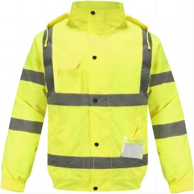China S - XL Safety Reflective Jacket ANSI High Visibility Jacket Waterproof For MEN for sale