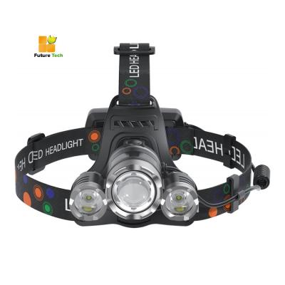 China 6 To 8 Hours Miner Head Lamp Rechargeable Miners 12000 Lumen Led Headlamp for sale