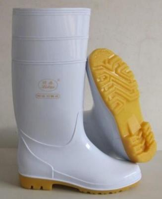 China 380mm PVC Steel Toe Industrial Safety Gumboots Waterproof Non Slip for sale
