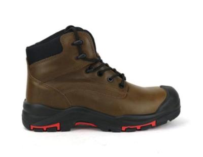 中国 US3-14耐熱性ESDの安全靴は自由なS3 SRCの反静的な仕事のブーツに金属をかぶせる 販売のため