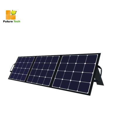 China Mono Crystalline Foldable Solar Panel 150W High Efficiency For Camper Blackout for sale