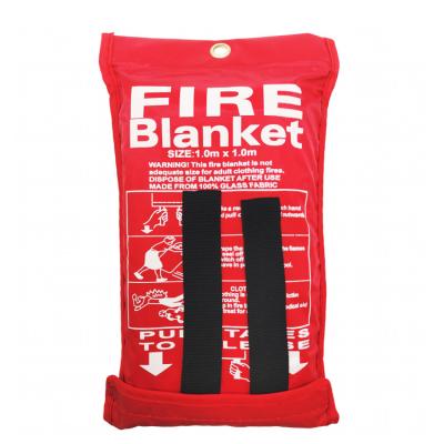 China Emergency Fire Fiberglass Blanket Heat Resistant for Home and School en venta
