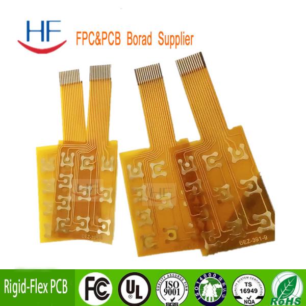 Quality Fast Turn Flex PCB Board Assembly Manufacturing HASL FR4 0.2mm for sale