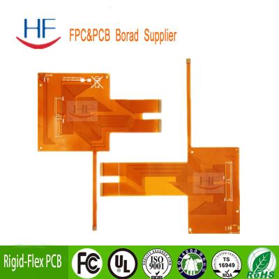 China Custom FR4 Double Sided PCB Board Flex Circuit Prototype Yellow Solder Mask for sale