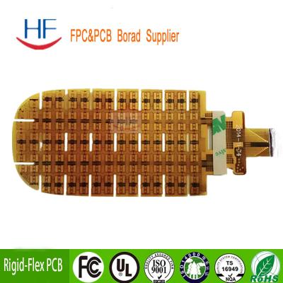 China FPC 1 Layer PCB Flex Printed Circuit Board Mobile Phone Yellow for sale