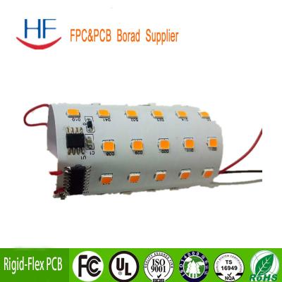 China LED placa de PCB rígida flexible de múltiples capas 1-3OZ de cobre inmersión de oro en venta