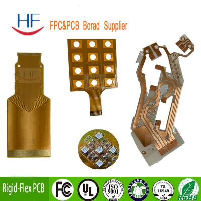 China Lead Free Rigid Flexible PCB Prototype Service 3mil 4oz FPC for sale