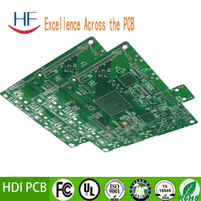 China Prototipo de PCB HDI Impreso Fabricación SMD Placa de circuito blanco 2 mil en venta