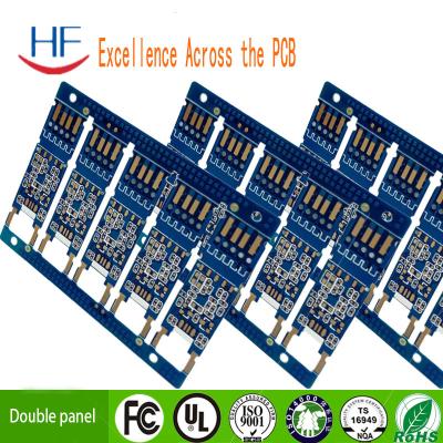 China Lead Free Multilayer PCB Circuit Board Custom Blue Solder Mask Fr4 Base Material Te koop