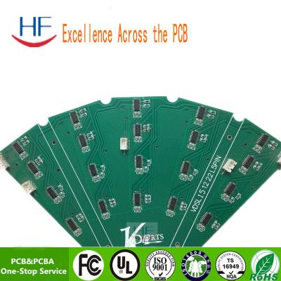 China Green Solder Mask Color Double Sided PCB Board 2 Layer 1～3 oz Copper Thickness 1.6mm Te koop