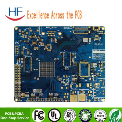 China Cross Blind Buried Hole 8-12 Layers HASL FR4 HDI PCB Board 3mil for sale