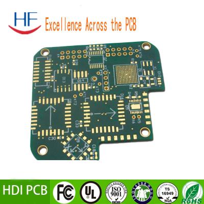 China Inmersión de oro de 12 capas Fr4 1.6 mm HDI placa de PCB rígida flexible en venta