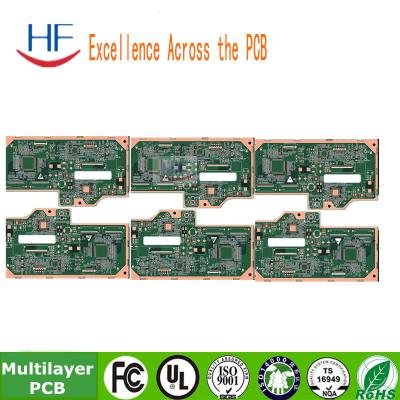China Oem 0.6mm Electronic Multilayer Pcb Fabrication Board Lead Free for sale