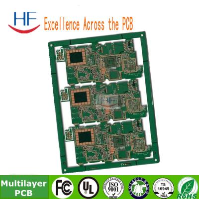 China Rogers FR4 Multilayer PCB Fabrication Service Green Oil for sale