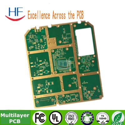 China 6 Layer Multilayer PCB Print Circuit Board Fr4 Base Material Immersion Gold Surface for sale
