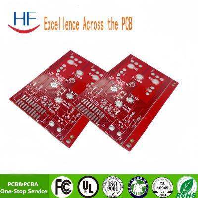 China Red Oil Rigid Double Sided Printed Circuit Board customization Prototype pcb zu verkaufen
