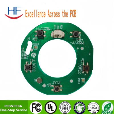 China 2 capas de circuito impreso electrónico flexible 1OZ PCB de doble cara poliimida en venta