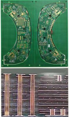 中国 高密度ガラス繊維HDI PCB板材料22の層3回の積層物 販売のため