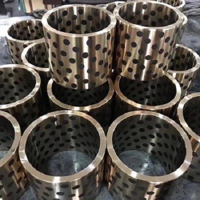 China Graphite Plugged Solid Lubricant Bearings High Load Capacity For Port Machinery for sale