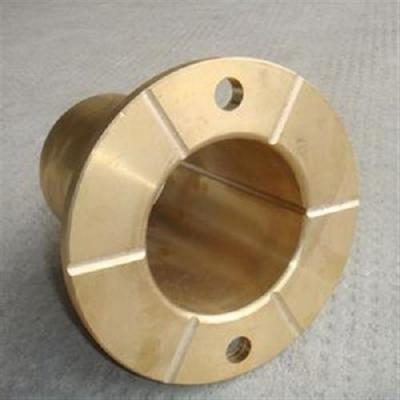 China CNC Machining Solid Lubricant Bearings , Copper Flanged Sleeve Bushing for sale