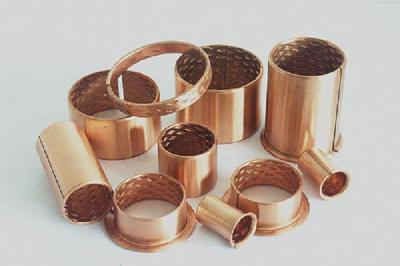 China Bronze Self Lubricating Bearing For Building Machinery High Density Good Load Capacity for sale