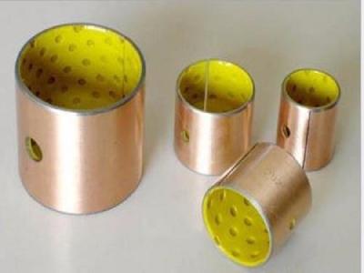 China Self Lubricating Bronze Plain Bearings , Customizable Metal Polymer Bearings for sale