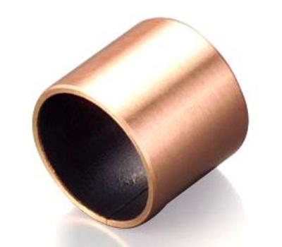 China Customized Bronze Plain Bearings With Oil Hole CuSn8 / CuSn6 Non Pollution for sale