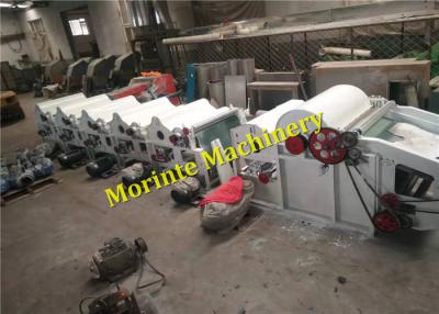 China 2+5 rollers Denim waste cotton waste recycling machine for spinning MT serious Morinte machinery for sale
