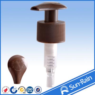 China OEM Brown plastic Lotion Dispenser Pump for hand wash 24 / 410 24 / 415 for sale