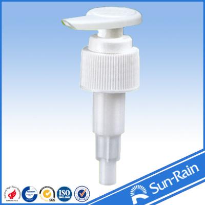 China Special head non spill plastic lotion pump of ribbed lid for bottles for sale