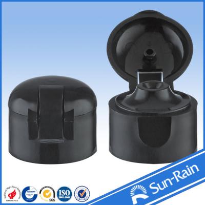 China 24/410 Black plastic bottle cap for Hair care products , cosmetic bottle for sale