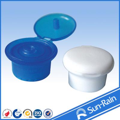 China Non spill shampoo flip top cap for cosmetic packaging with multicolor for sale