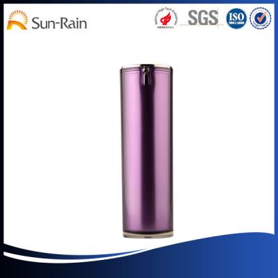 中国 紫色のアクリルの再生利用できる化粧品の包装の容器/びんを作って下さい 販売のため